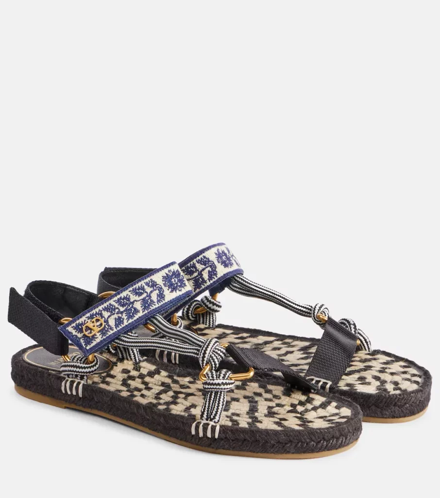 Lake Powell Crochet-trimmed Sandals Full Size Image 3