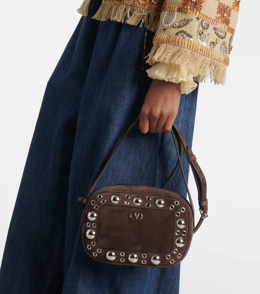 Nellcote Small Suede Crossbody Bag Full Size Image 3