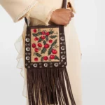 Nellcote Small Suede-trimmed Crossbody Bag Thumbnail 6