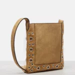 Nellcôte VLogo Studded Suede Shoulder Bag Thumbnail 5
