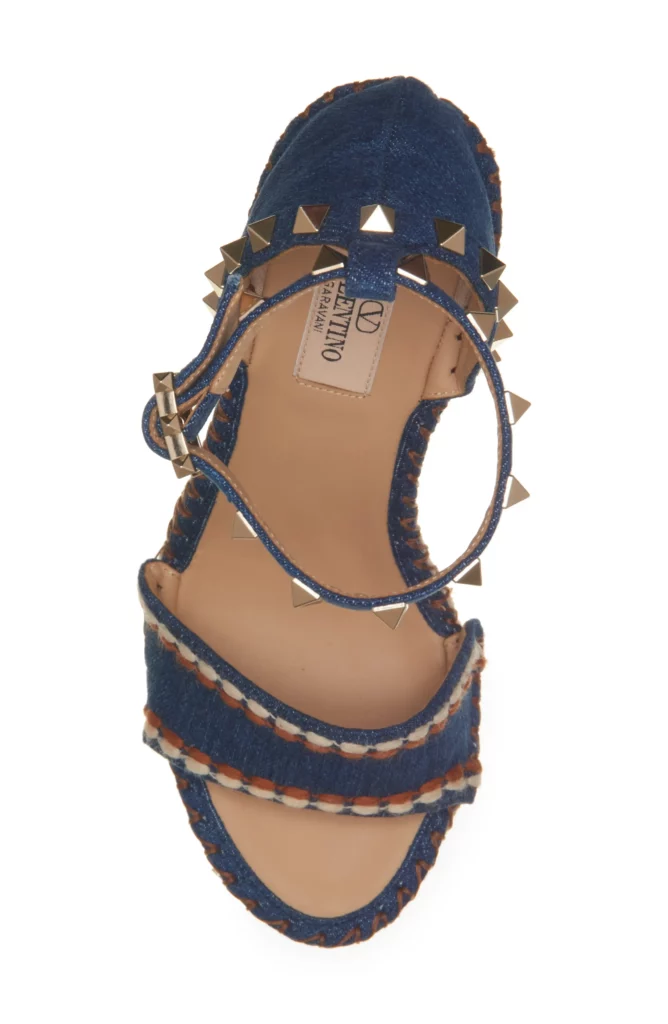 Rockstud Espadrille Wedge Sandal Full Size Image 5