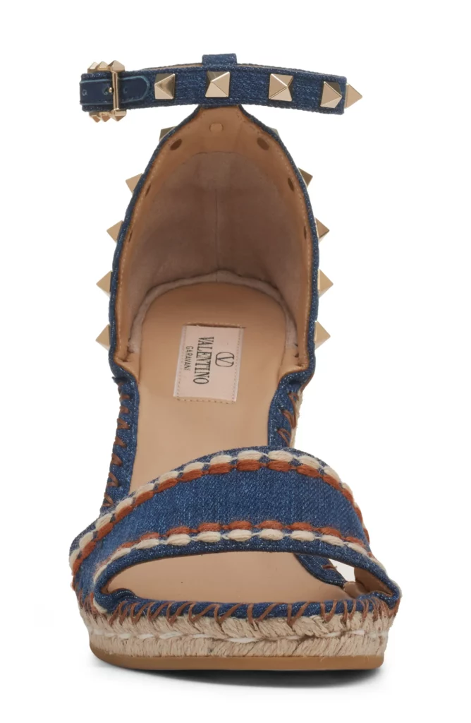 Rockstud Espadrille Wedge Sandal Full Size Image 4