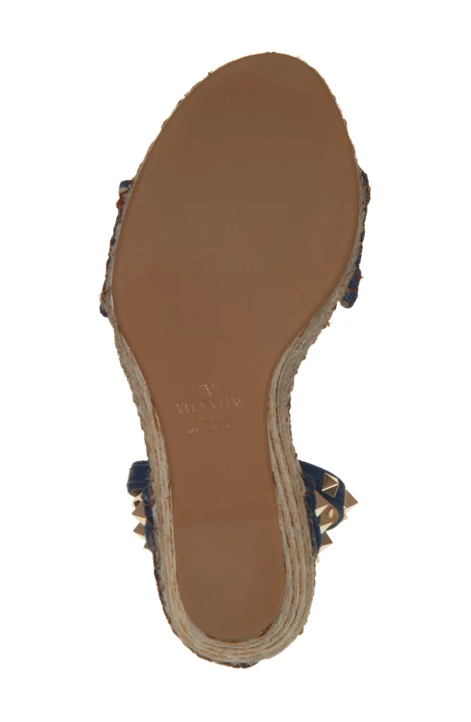 Rockstud Espadrille Wedge Sandal Full Size Image 3