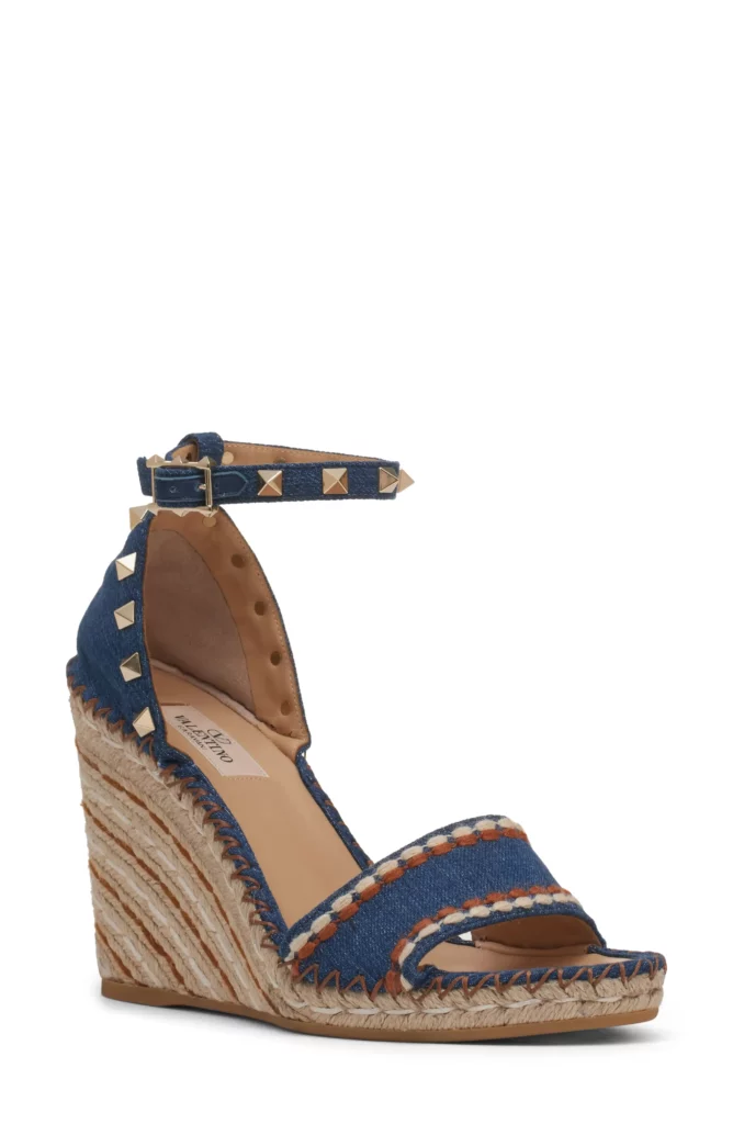 Rockstud Espadrille Wedge Sandal Full Size Image 6
