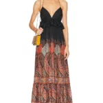 Rhiannon Ruffle Maxi Dress Thumbnail 1