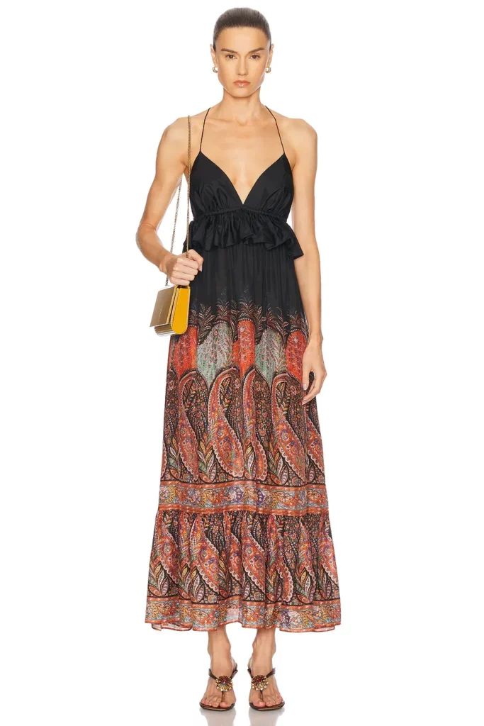 Rhiannon Ruffle Maxi Dress Full Size Image 1