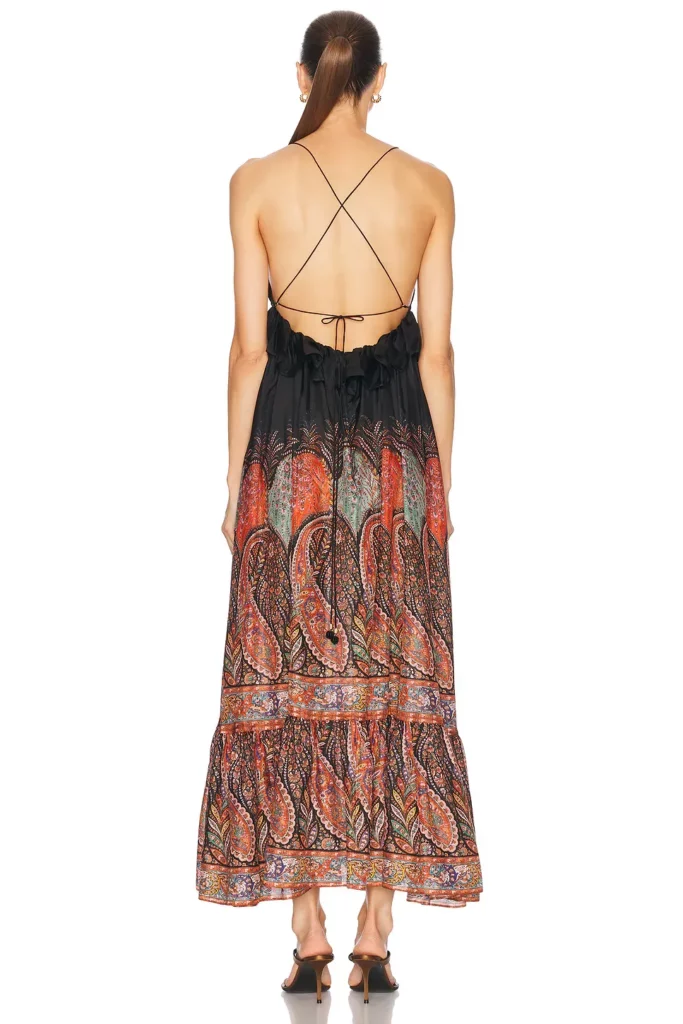 Rhiannon Ruffle Maxi Dress Full Size Image 3