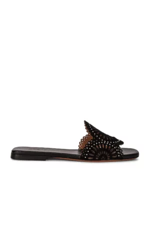 ALAÏA Perforated Molukai Mules