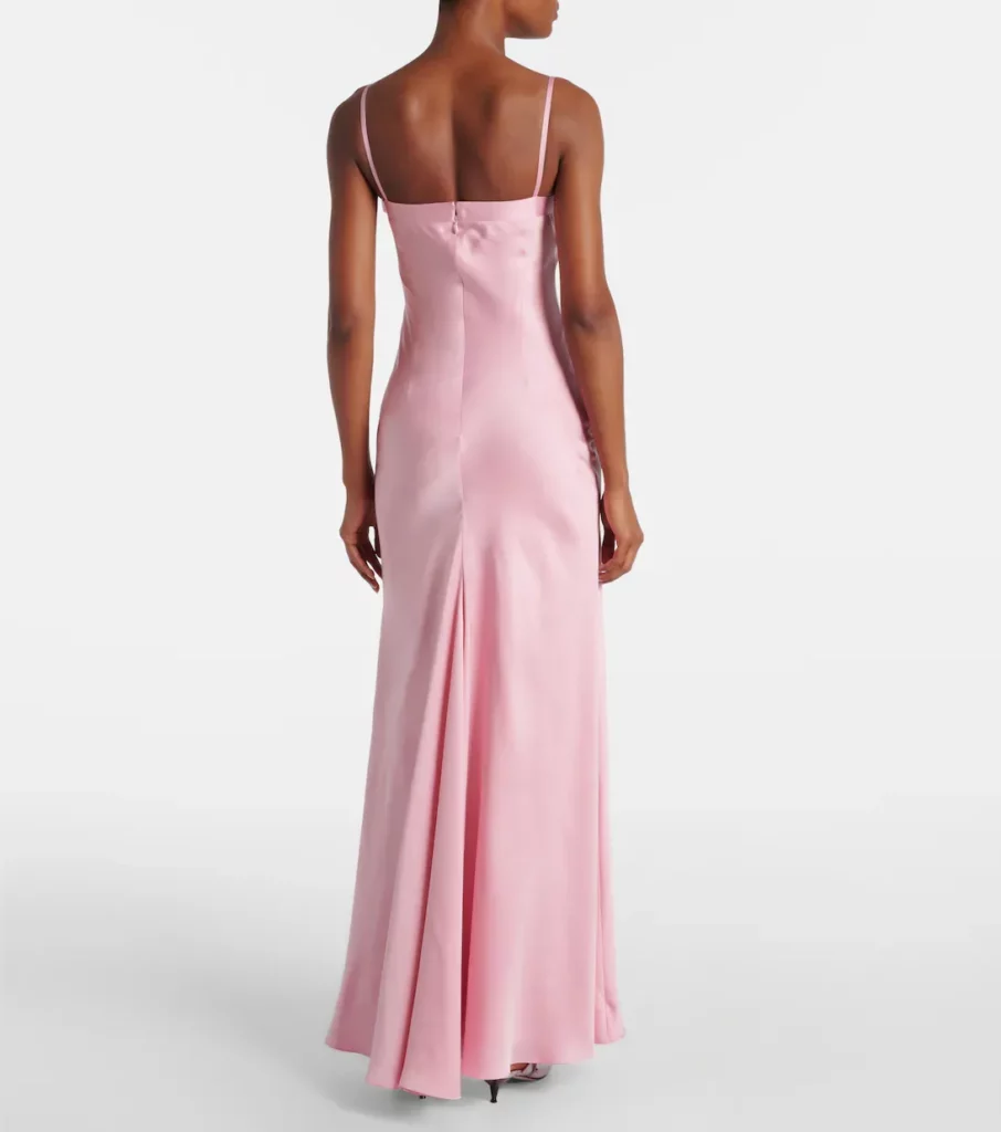 Silk Satin Gown Full Size Image 5