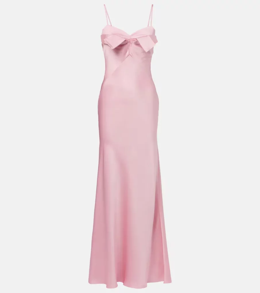 Silk Satin Gown Full Size Image 2