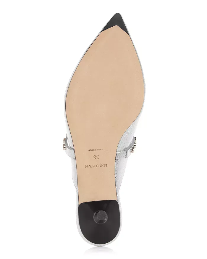 Women’s Embellished Mules Full Size Image 2