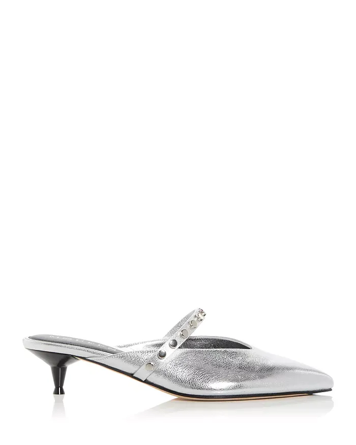 Women’s Embellished Mules Full Size Image 1