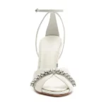 Georgina Crystal Bridal Leather Sandals Thumbnail 5