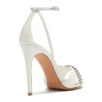 Georgina Crystal Bridal Leather Sandals Thumbnail 3