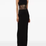 Lace-panel Maxi Dress Thumbnail 1
