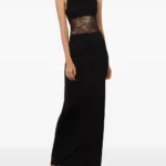 Lace-panel Maxi Dress Thumbnail 2