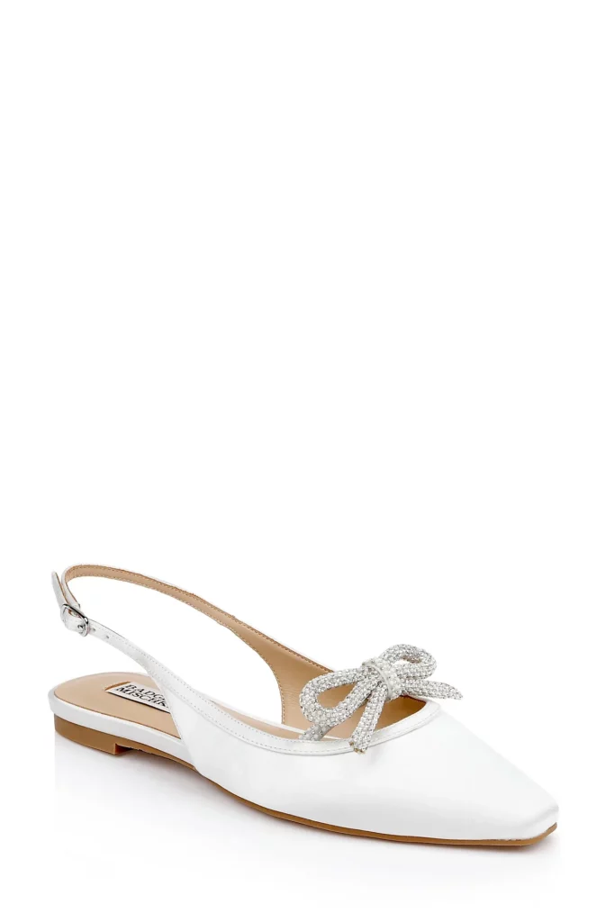 Genesis Bow Satin Slingback Full Size Image 1