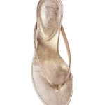 Tash Metallic Thong Sandals Thumbnail 5