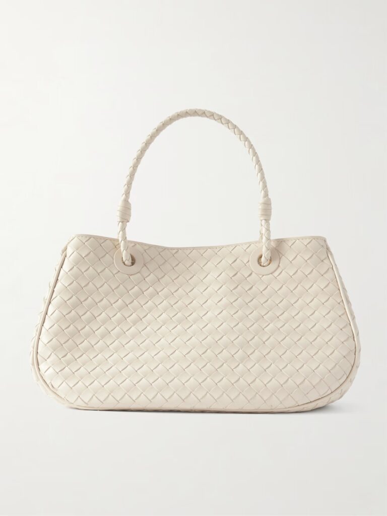 Intrecciato Leather Tote Full Size Image 1