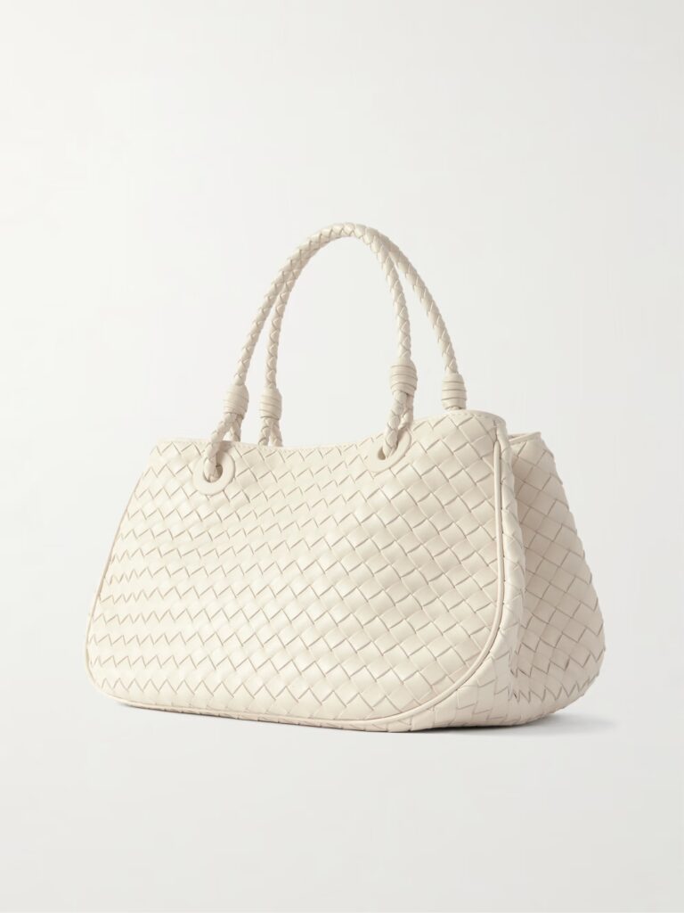 Intrecciato Leather Tote Full Size Image 3