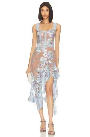 BRONX AND BANCO Eva Midi Dress