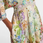 Just Coasting Embellished Silk Maxi Dress Thumbnail 6