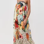 Silk Maxi Dress Thumbnail 3