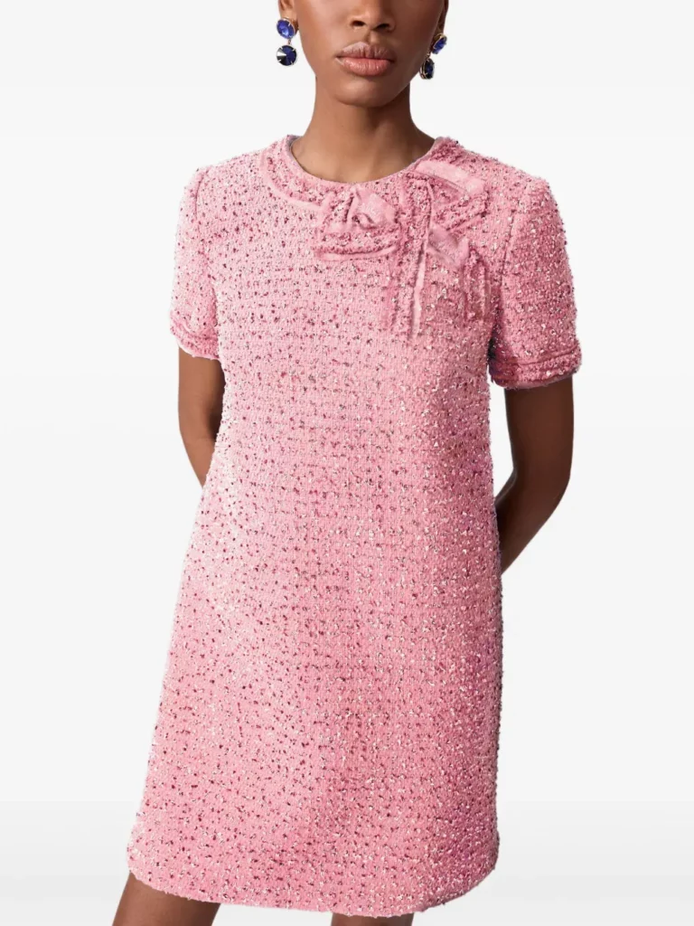Tweed Mini Dress Full Size Image 3