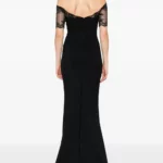 La Petite Robe V-neck Ruched Maxi Dress Thumbnail 5
