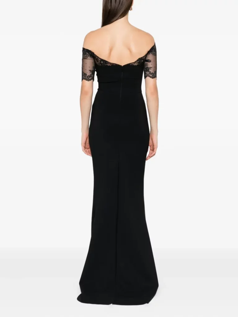 La Petite Robe V-neck Ruched Maxi Dress Full Size Image 5