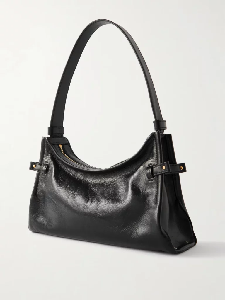 Embellished Leather Shoulder Bag Full Size Image 3