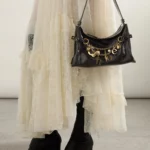 Embellished Leather Shoulder Bag Thumbnail 2