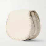 Marcie Textured-leather and Crocheted Cotton Shoulder Bag Thumbnail 2