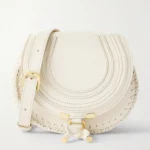 Marcie Textured-leather and Crocheted Cotton Shoulder Bag Thumbnail 1