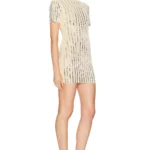 All Over Rhinestone Mini Dress Thumbnail 3