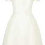 Lace-trimmed Satin Mini Dress Thumbnail 3