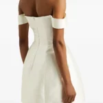 Lace-trimmed Satin Mini Dress Thumbnail 5
