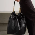 The Miami Gathered Leather Tote Thumbnail 4