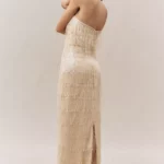 Tanya Strapless Beaded Maxi Dress Thumbnail 3