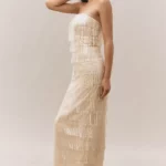 Tanya Strapless Beaded Maxi Dress Thumbnail 2