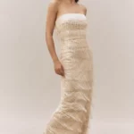 Tanya Strapless Beaded Maxi Dress Thumbnail 1
