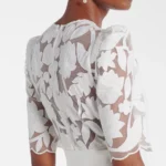 Embroidered Floral Gown Thumbnail 2