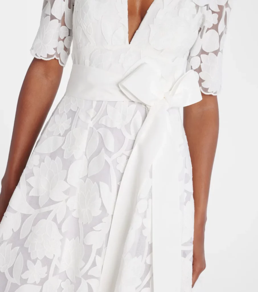 Embroidered Floral Gown Full Size Image 5
