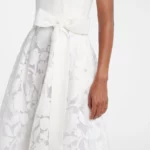 Embroidered Tulle Gown Thumbnail 3