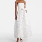 Embroidered Tulle Gown Thumbnail 1