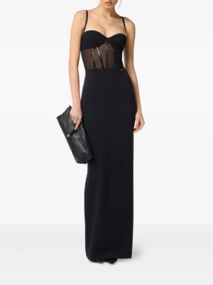 ELISABETTA FRANCHI Strapless Corset Dress