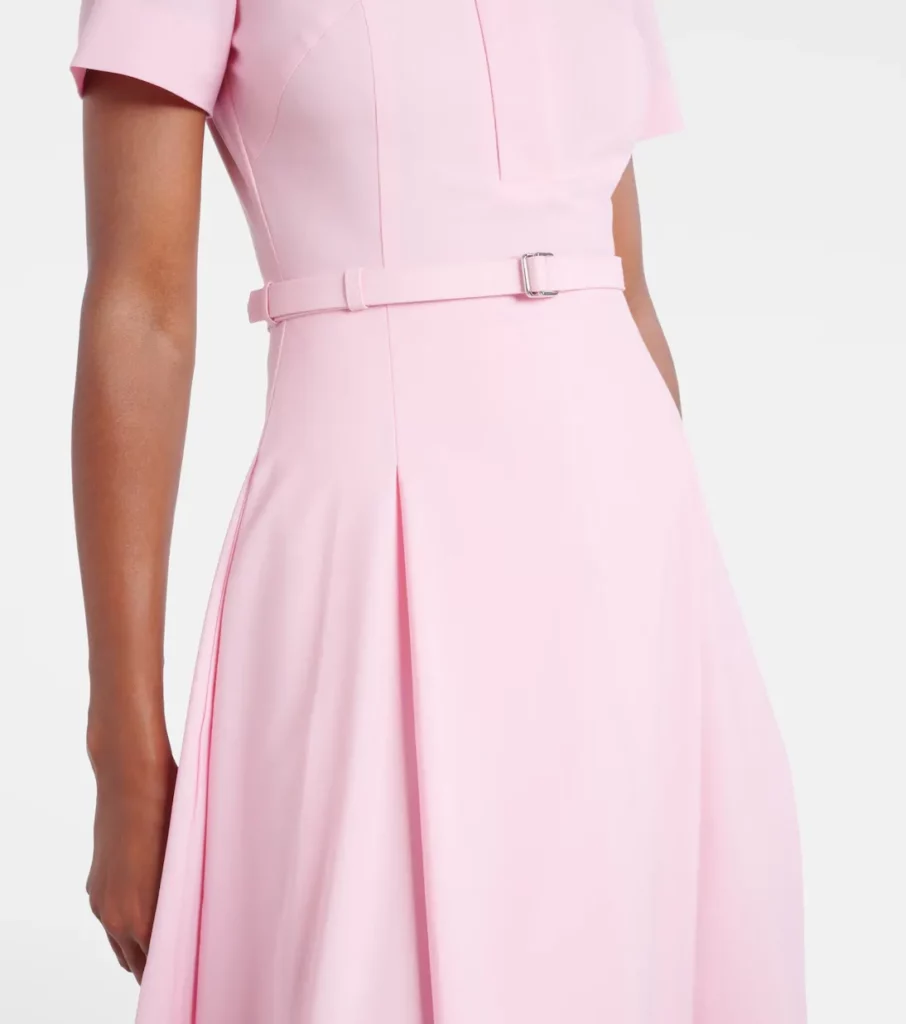 Iwona Belted Shirt Dress Full Size Image 5