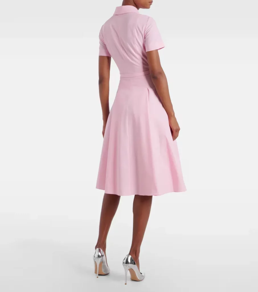 Iwona Belted Shirt Dress Full Size Image 4