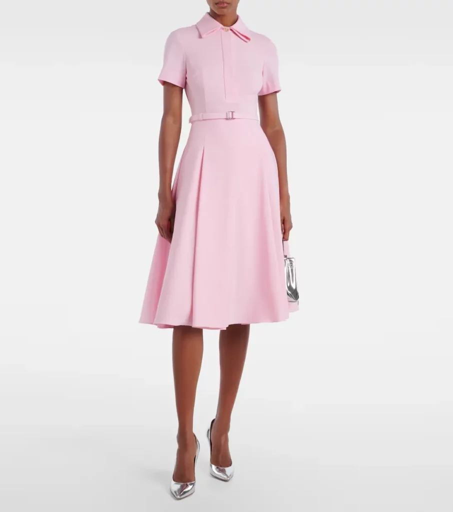 Iwona Belted Shirt Dress Full Size Image 1