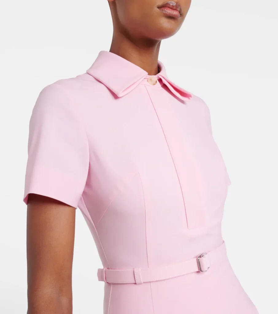 Iwona Belted Shirt Dress Full Size Image 2